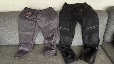 Motorradhose mit Innenfutter