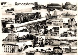 Romanshorn. Hafen, Restaurants, Schule