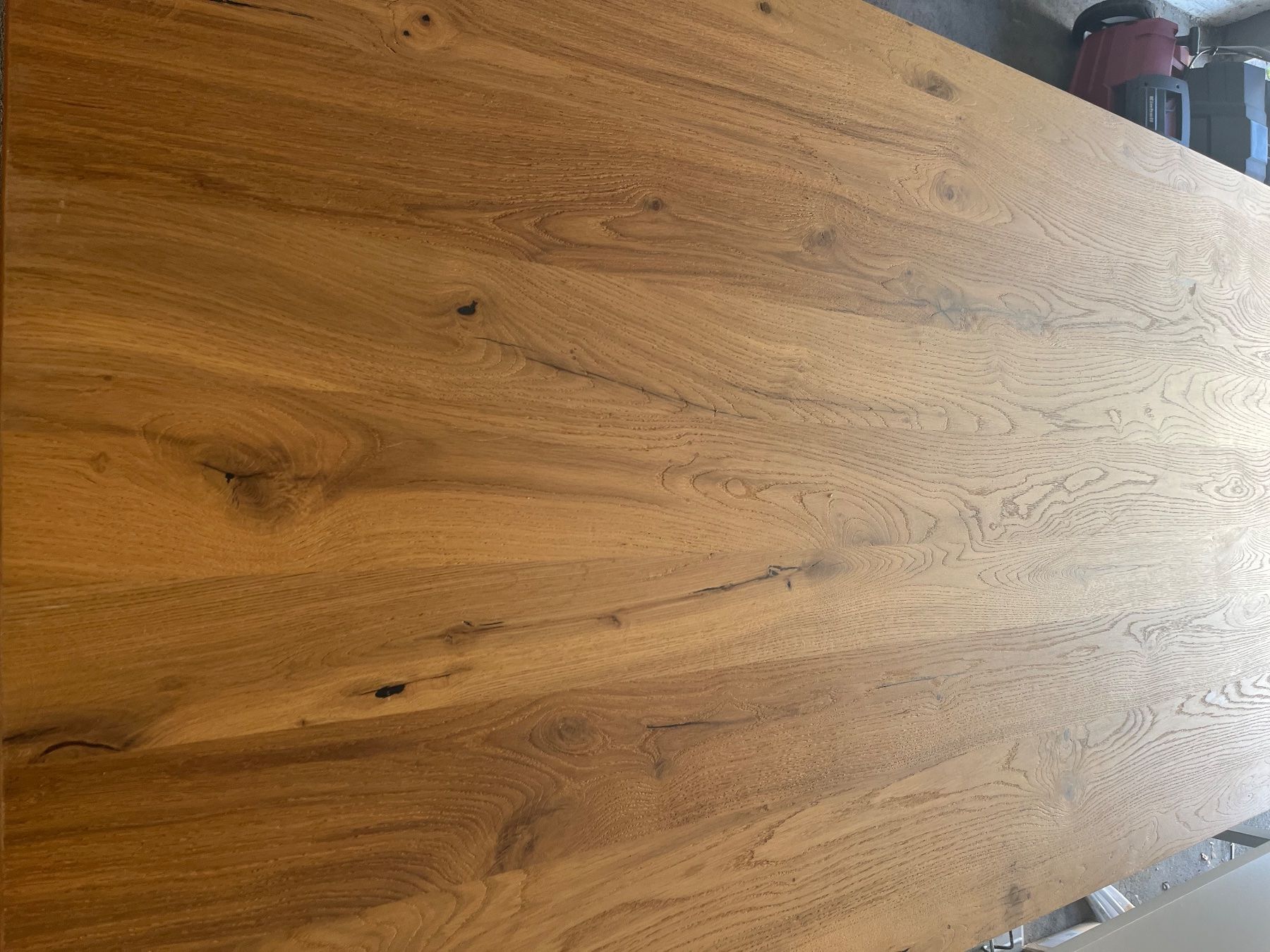 Tavoli: Esstisch Holz Eichefarben, Edelstahlfarben – Usato da Auenstein venduto da Profilerag 1