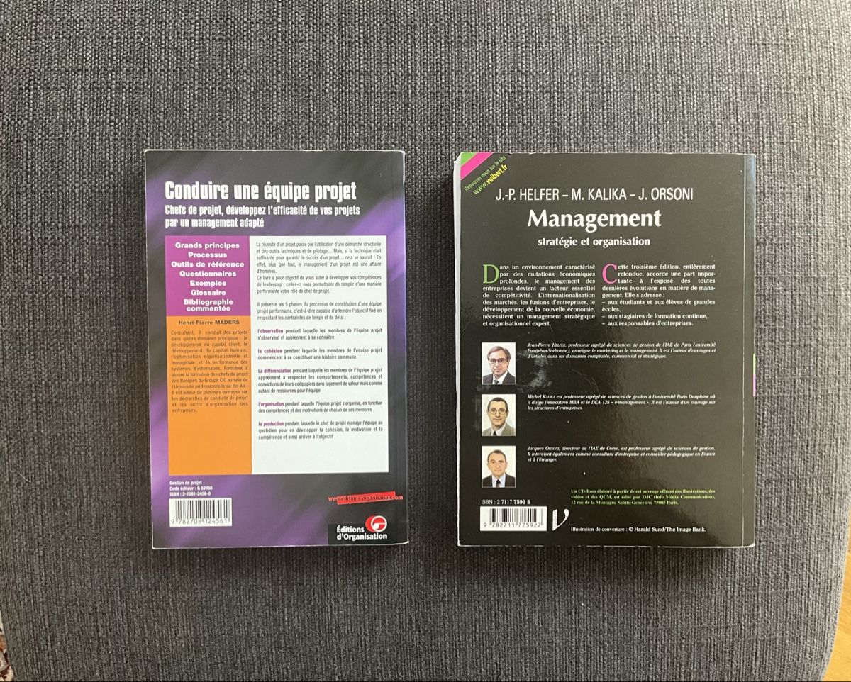 Livres: 2 Livres de Management – D'occasion à Erlenbach ZH par Syssi_C 1