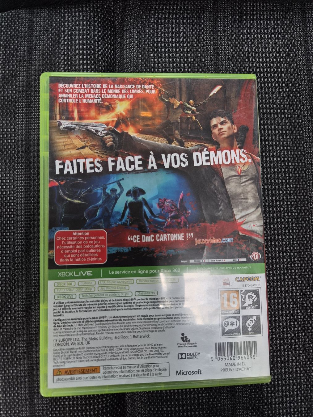 Microsoft Jeux: Jeu Xbox 360 DmC Devil May Cry - Action & Aventure! – D'occasion à La Joux FR par car_ck96 2