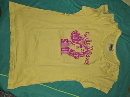 T-Shirt gelb Girl Gr. 140 NEU