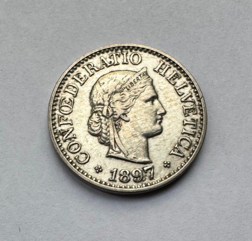 Tutti le monete: 1897 10 Rappen vz – Usato da Kirchberg SG venduto da Helveticus00