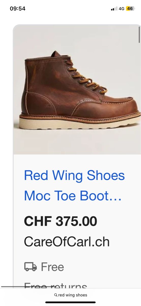 Red Wing Chaussures femmes: Leather schoes new  – Neuf (Voir description) à Kilchberg ZH par RebeccaPhil 2