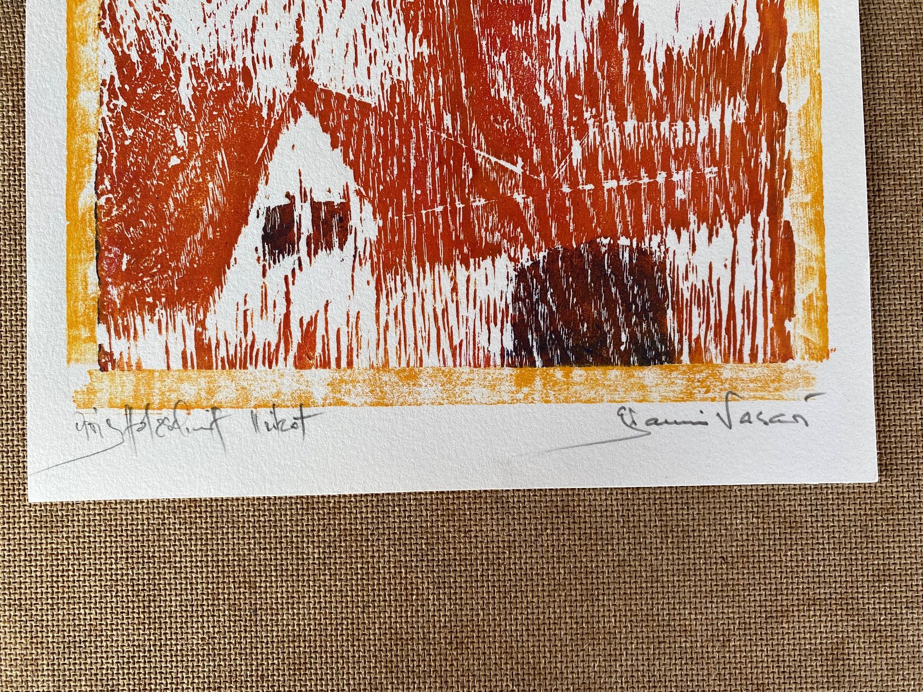 Holzschnitte: 3 schöne Holzschnitte von Gianni Vasari – Gebraucht aus Feldbach von Olive1 4