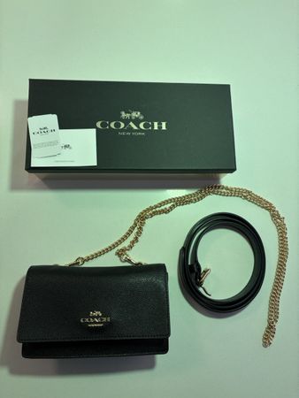 Elegante Coach Tasche in Schwarz - Neuwertig mit Box!