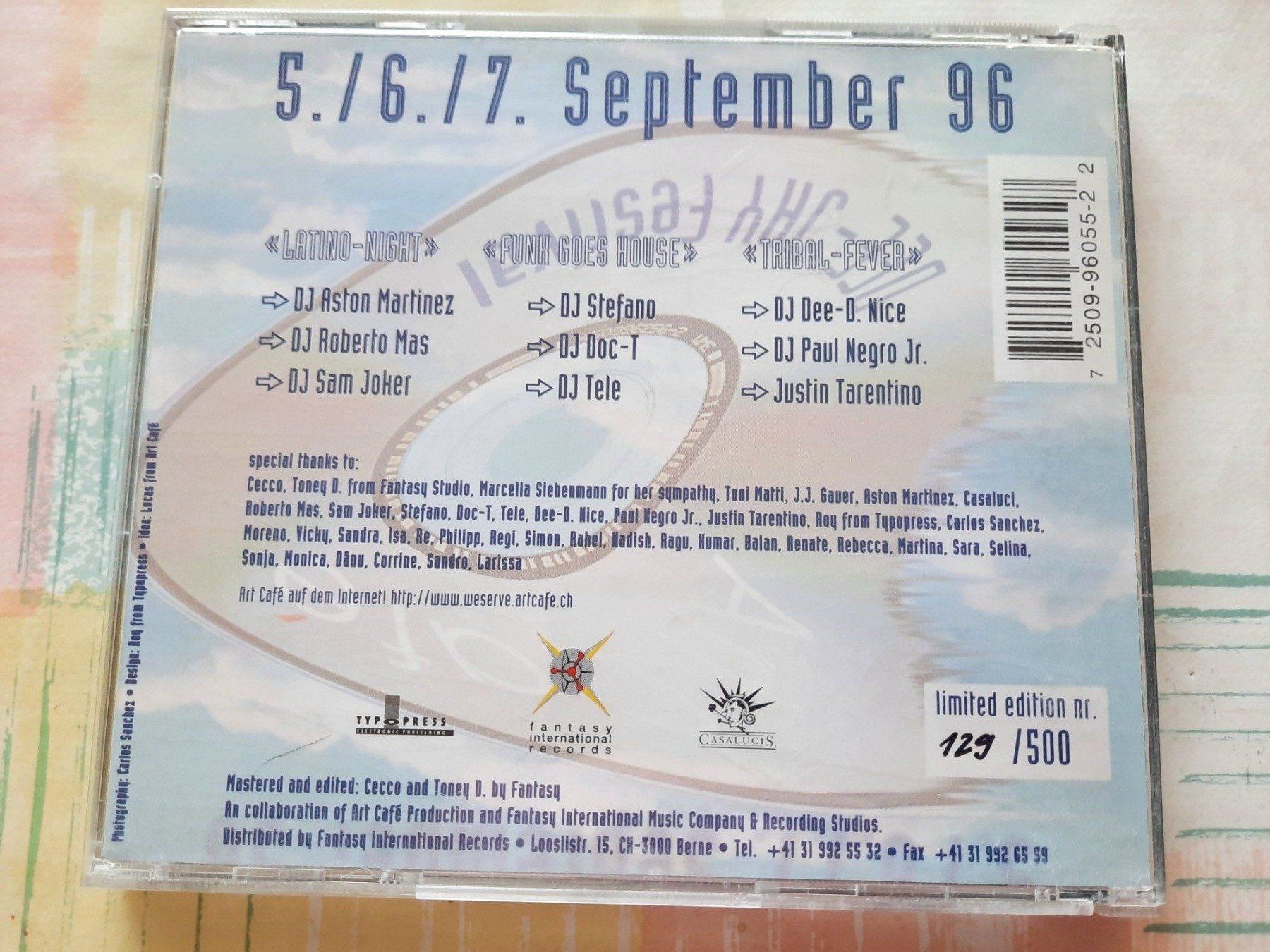 CD: CD Dee-Jay Festival - Septembre 96 – Usato da Pully venduto da bro_n52j 1