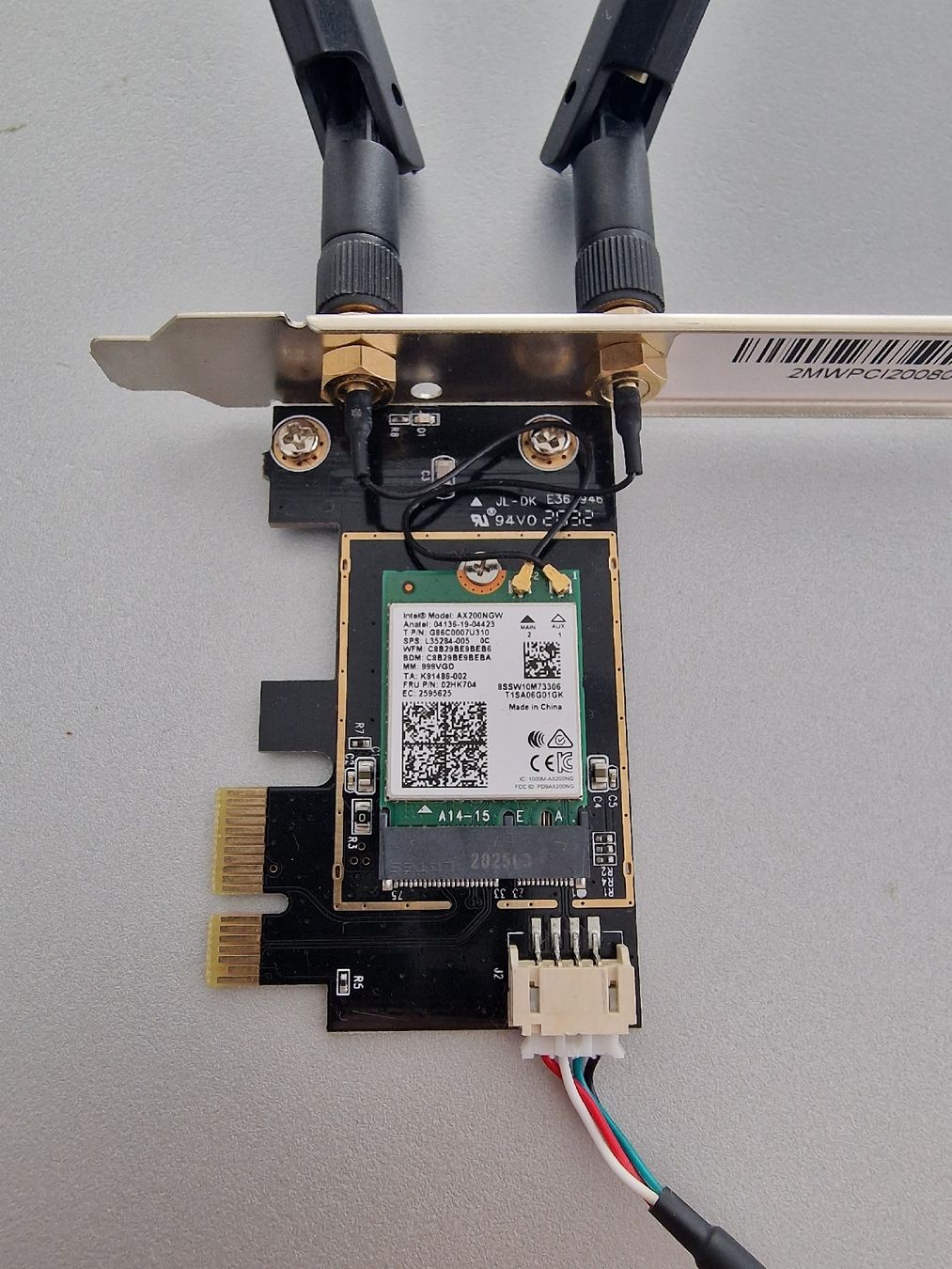 Intel Laufwerke & Adapter: Intel AX200NGW PCIe WiFi6-Karte – Gebraucht aus Rietheim von rso_w5rp 1