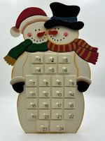 Adventskalender Holz – Weihnachten, 24 Schubladen, 55x37 cm