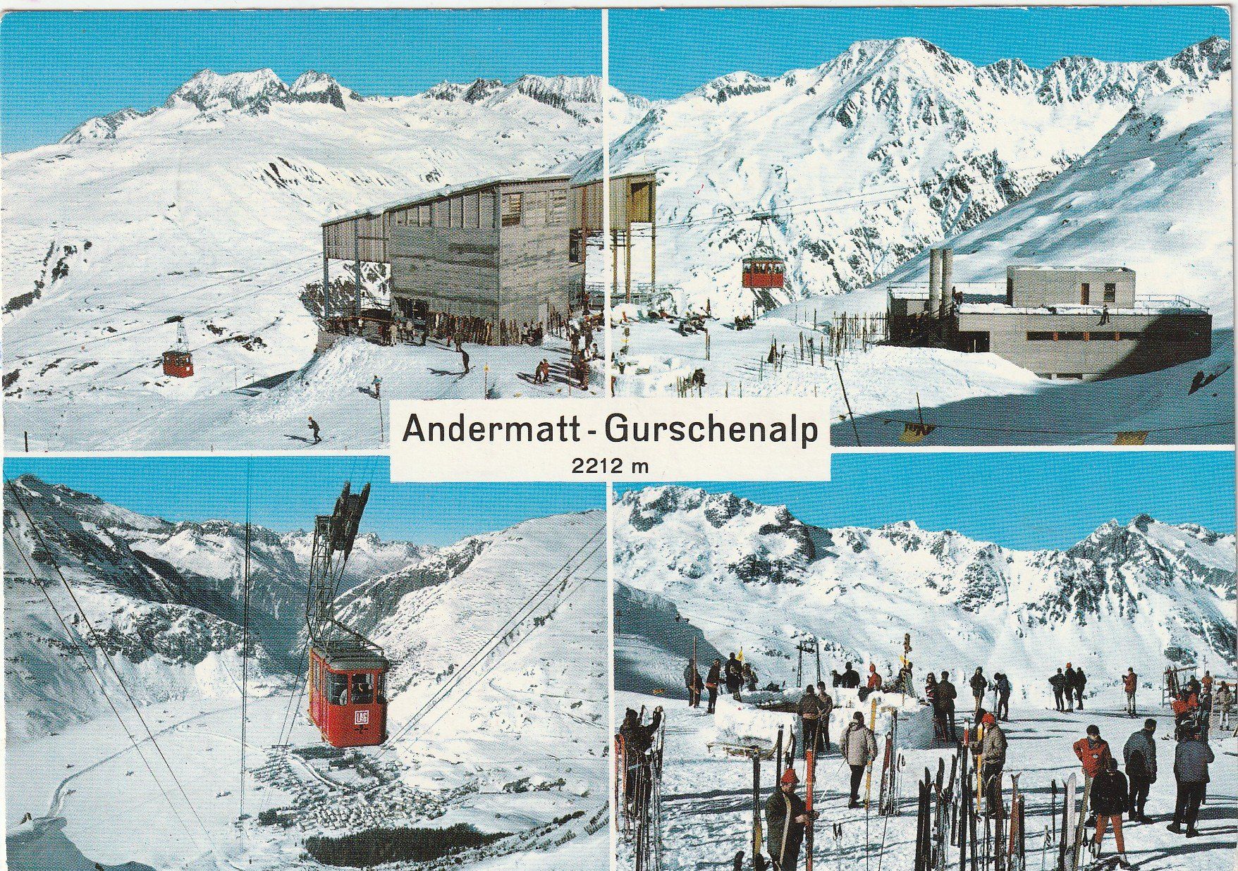 Cartoline postali: Skibetrieb Andermatt – Usato da Lumbrein venduto da made02