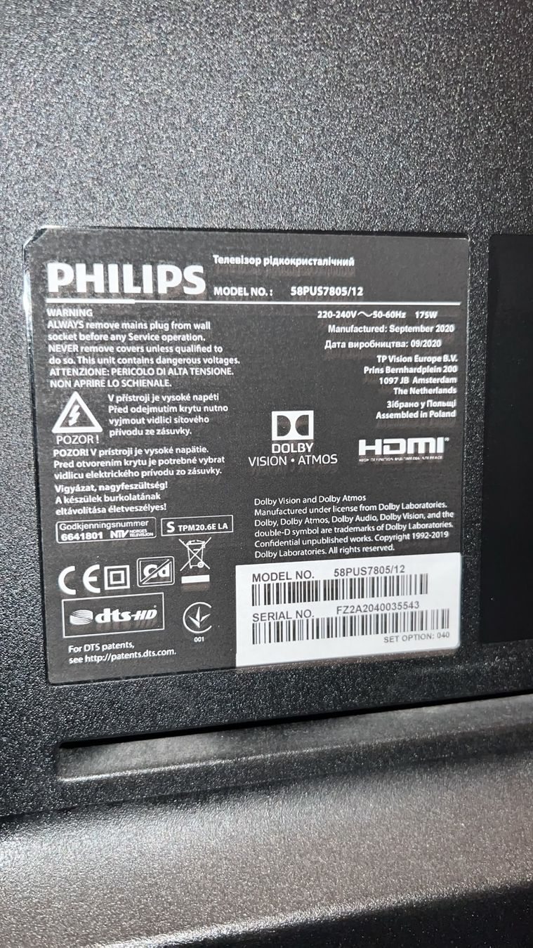 Philips Fernseher: Philips Smart TV mit Ambilight – Gebraucht aus Berschis von Brambo00 1