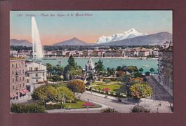 GENEVE - Place des Alpes - Mont-Blanc