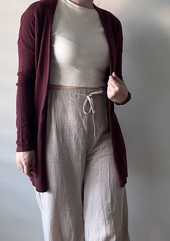 Jacken: Cardigan dunkelrot Gr 36 – Gebraucht aus Basel von R__Mueller 1