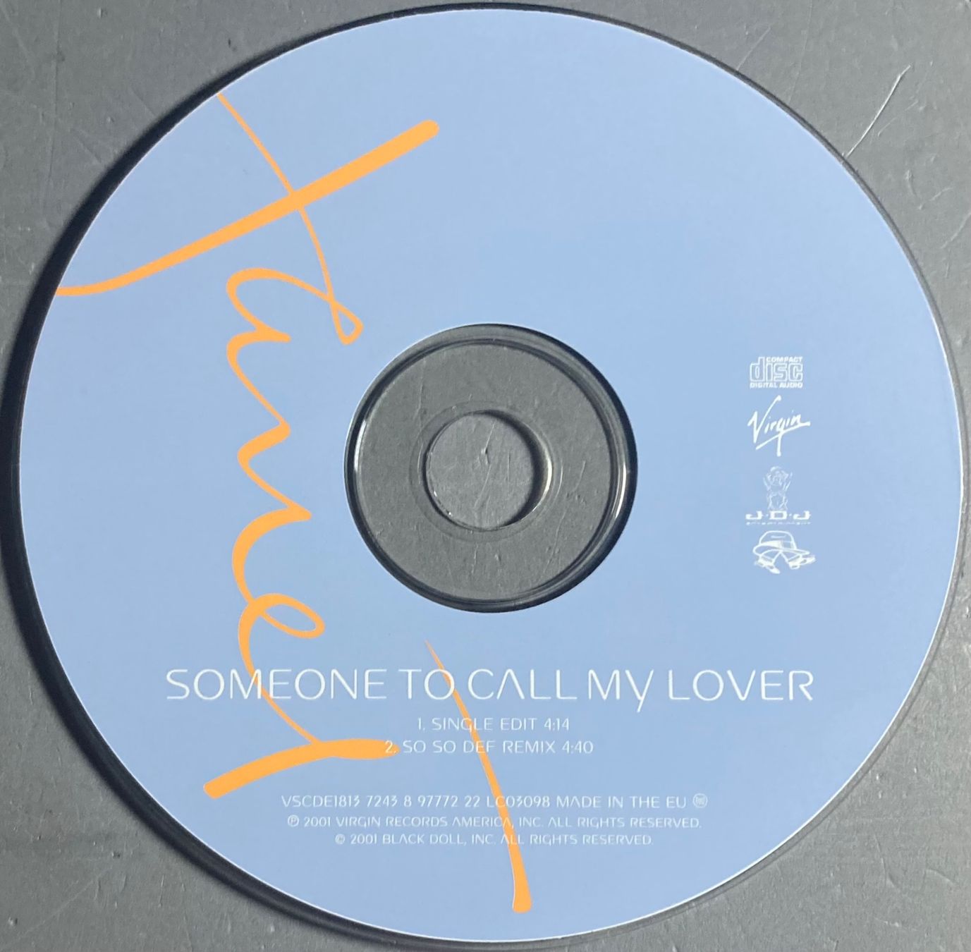 CDs: JANET JACKSON - SOMEONE TO CALL MY LOVER – D'occasion à Poliez-Pittet par Newtown-Records 2
