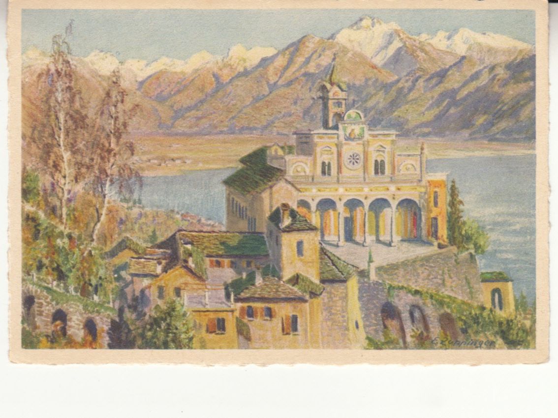 Cartes postales: Madonna del Sasso ca. 1940 – D'occasion à Bürglen TG par StampGraf