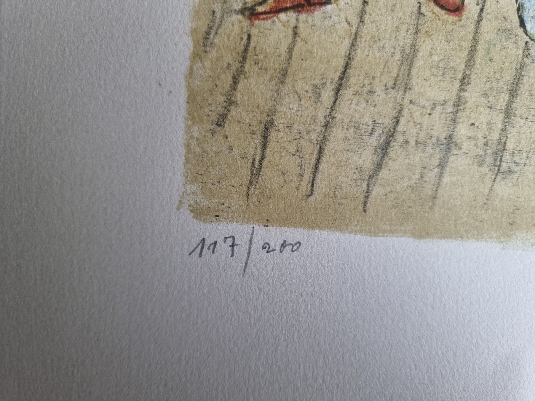 Grafica & Litografie: ERNST MORGENTHALER LITHOGRAPHIE SIGNIERT NUMMERIERT – Usato da Gersau venduto da grafik-kunst 3