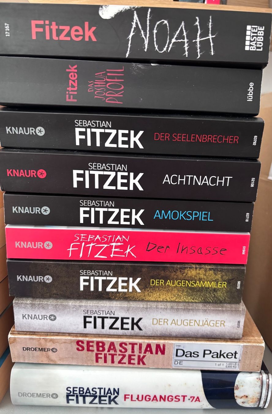 Livres: Sebastian Fitzek- Thriller – D'occasion à Rüti bei Büren par Msommernacht