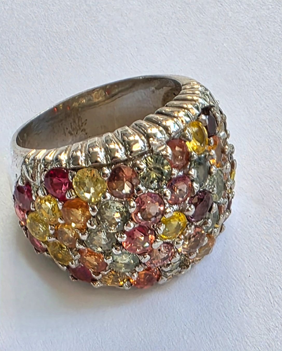 Anelli: Ring Mehrfarben Safire – Nuovo (secondo la descrizione) da Zürich venduto da adriben 8