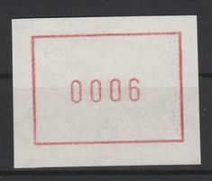 ATM Schweiz SPECIMEN Nr.??_NUR 1 RAHMEN & FARBBAND lll !! **
