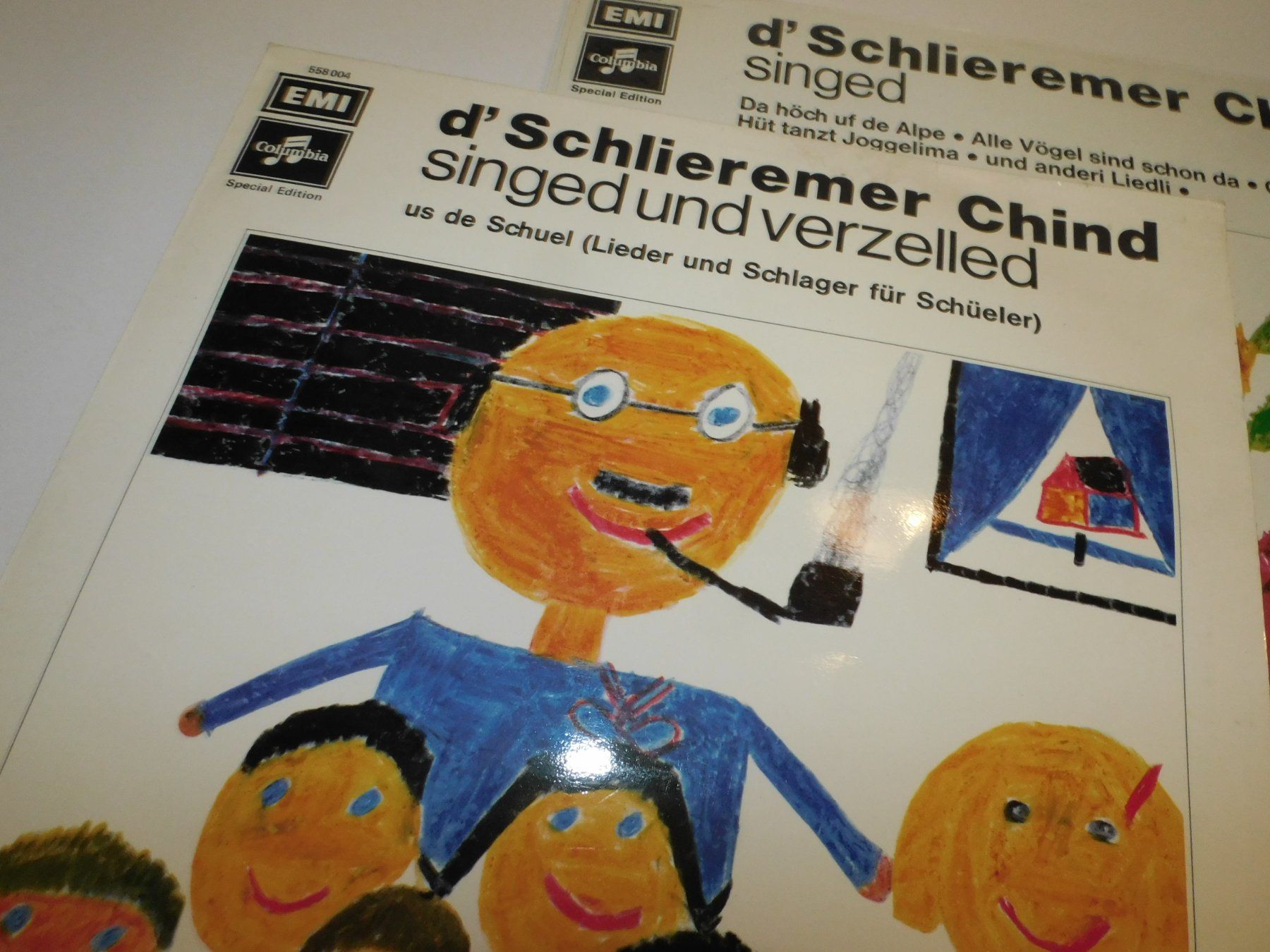 Schallplatten: Lp Schallplatte 4 Märlli Platten d Schlieremer Chind singed – Gebraucht aus Sursee von 76 4