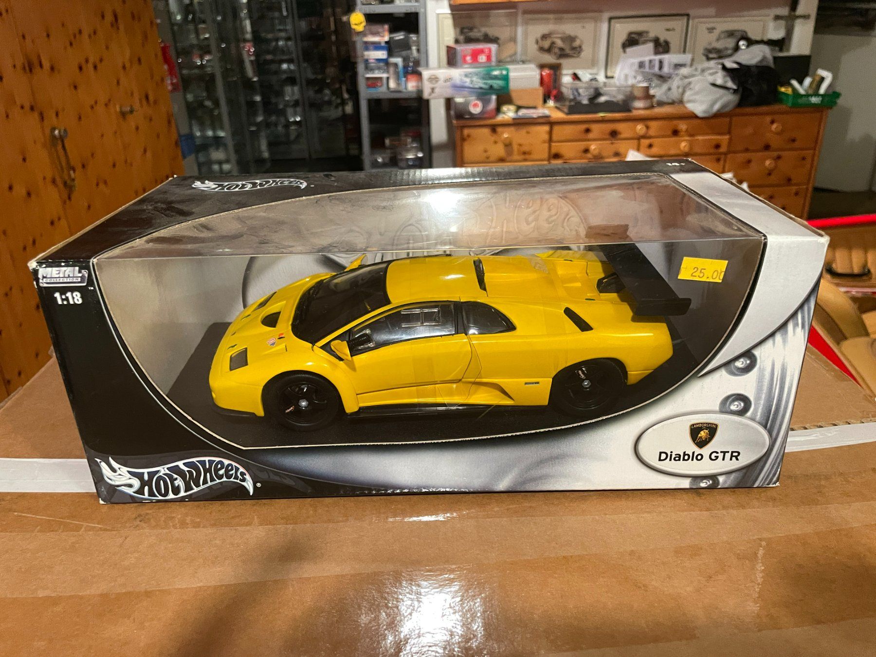 Lamborghini Modellini d'auto: Lamborghini Diablo GTR   Hot Wheels1:18 – Nuovo e nell'imballaggio originale da Wohlen AG venduto da Erelpowerline