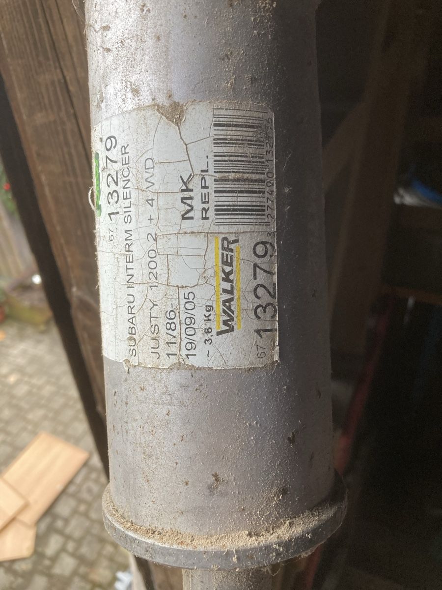 Subaru Tutti pezzi di ricambio auto: Subaru Justy interm silencer – Nuovo (secondo la descrizione) da Ottikon venduto da martin130485 1