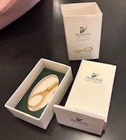 Swarovski Tennis Racket mit drei Bällen, originalverpackt