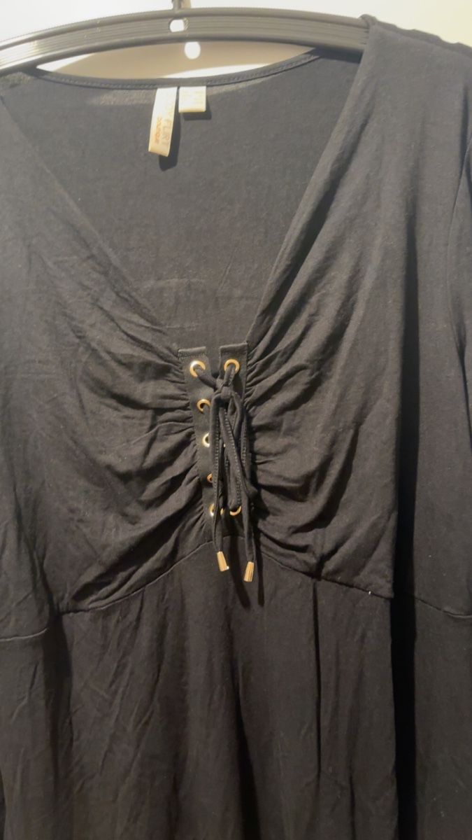 Tuniche: schwarzes elegantes Oberteil Gr. 48 – Nuovo (secondo la descrizione) da Oftringen venduto da tola19 1