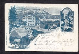 Gruss aus Sufers - Hotel Hinterrhein, 1899, ʘ Sufers+Glarus