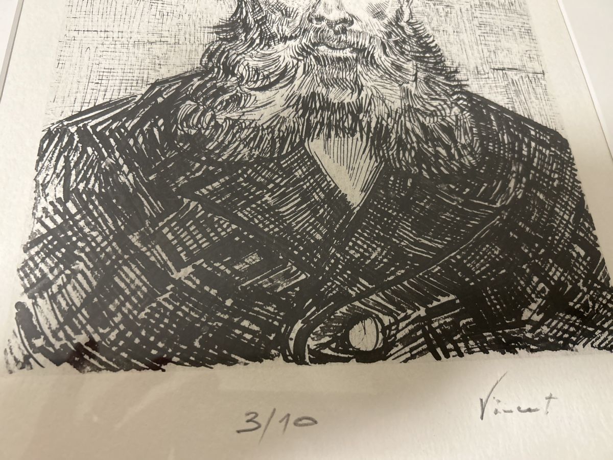 Grafica & Litografie: Van Gogh: "Postbote Roulin" - Exklusive Limited Edition! – Usato da Glarus venduto da KunstWerkEr-LS87 2