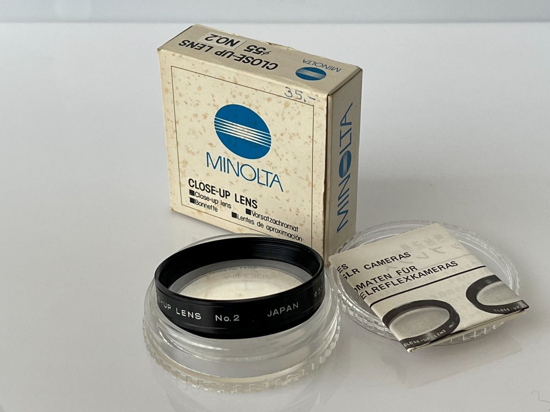 Filtri: Minolta Lens 55mm Close-up No.2 MINOLTA – Usato da Jonen venduto da BMWE369