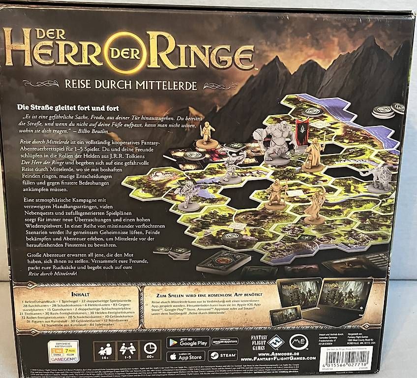 Giochi: Der Herr der Ringe - Reise durch Mittelerde – Usato da Bühl BE venduto da psos 1