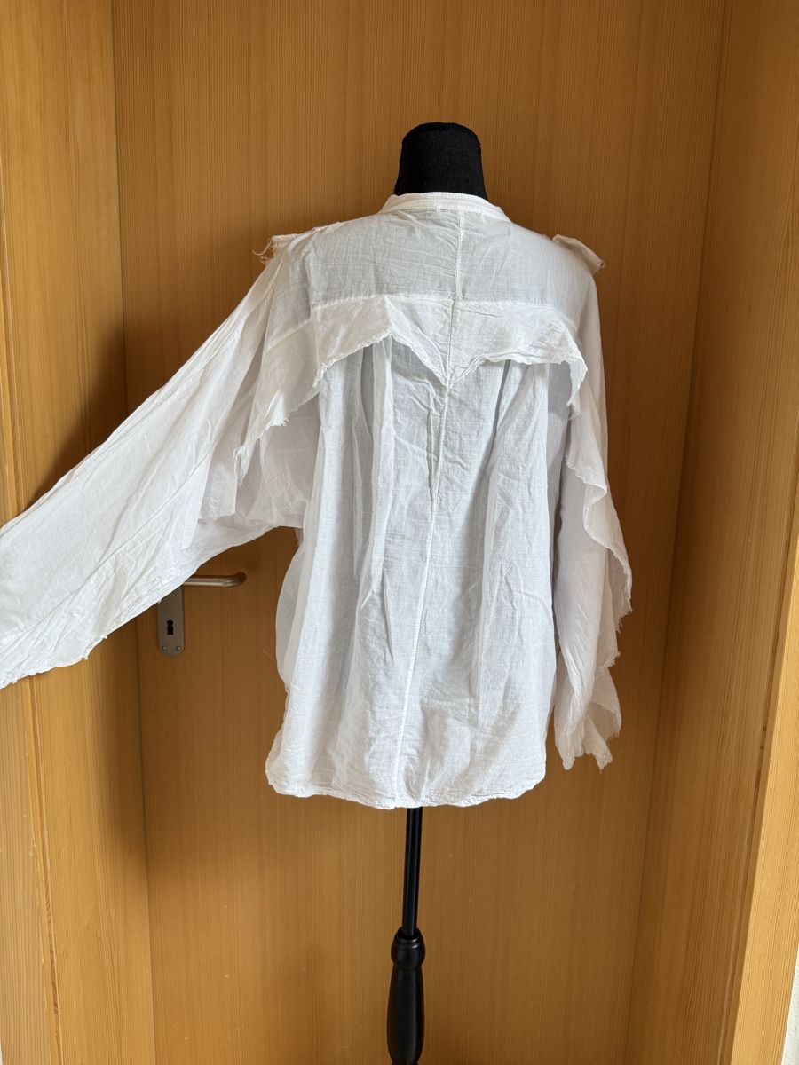 Camicette: Boho Rüschenbluse aus Baumwolle – Nuovo (secondo la descrizione) da Sigriswil venduto da ck56 1
