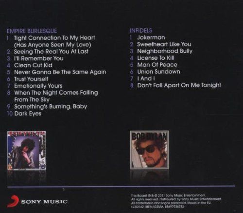 CD: Dylan Bob: Empire Burlesque/Infidels - 2CD – Nuovo e nell'imballaggio originale da Steinhausen venduto da Vilivinili 1