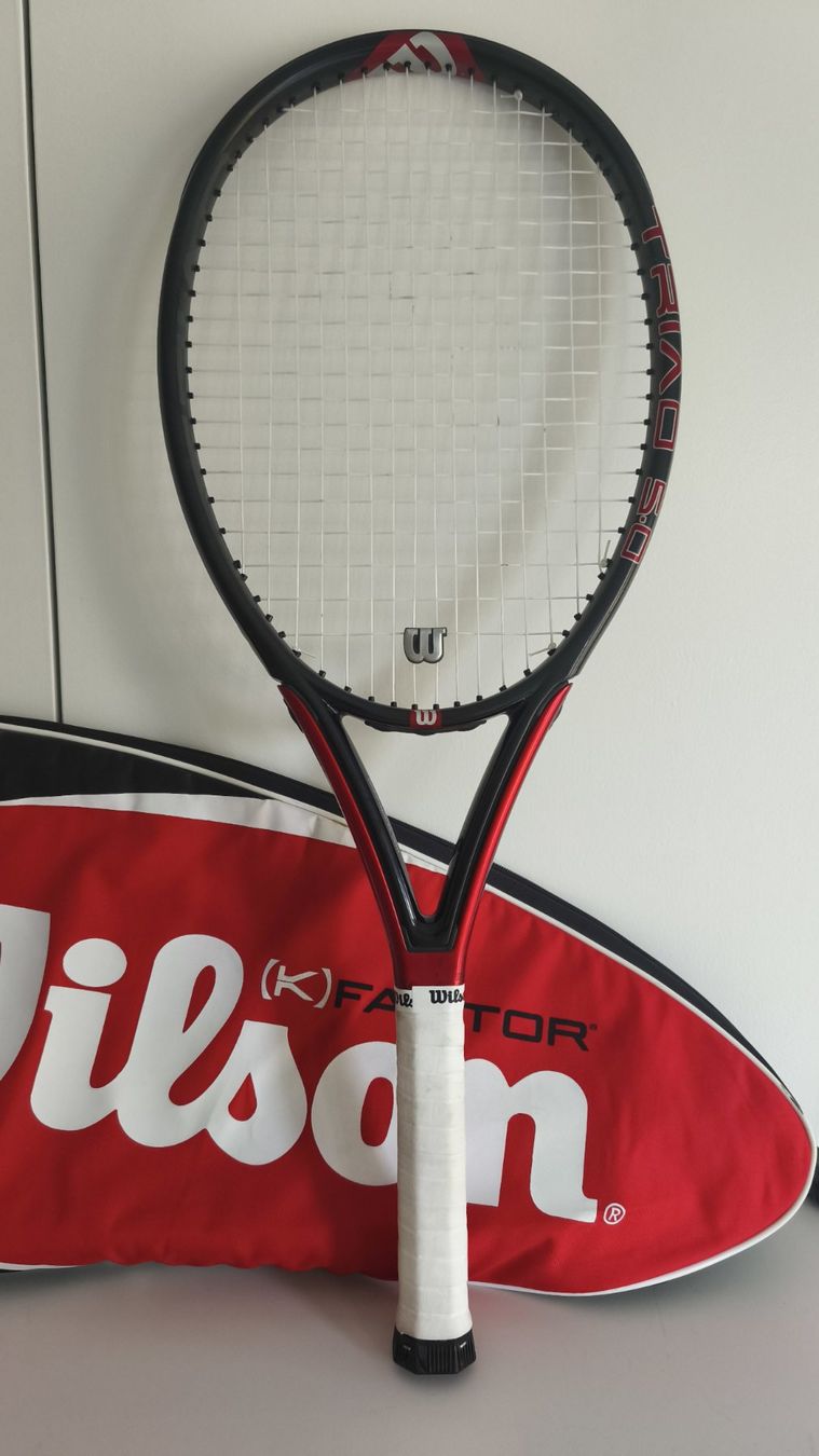 Wilson Schläger: Wilson Triad 5.0 Racket mit Hülle – Gebraucht aus Hagendorn von Thom.74