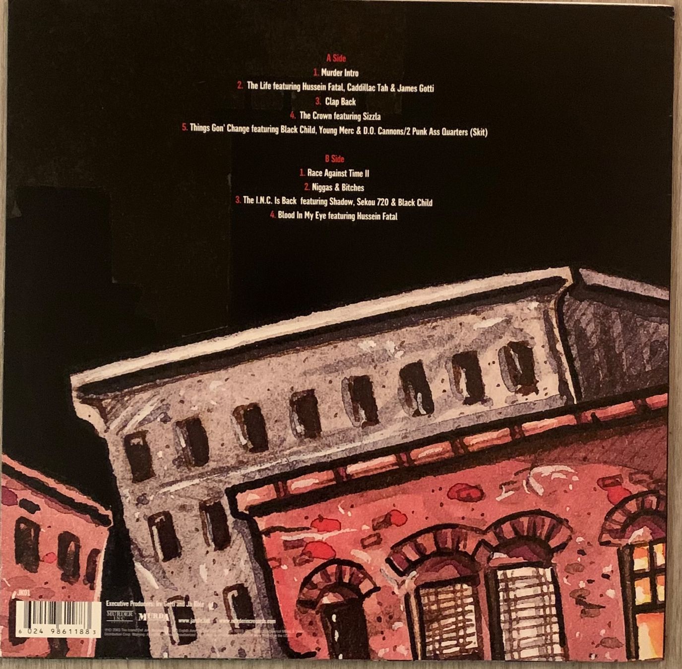 Schallplatten: JA RULE - Blood In My Eye Lp 2003 – Gebraucht aus Mühlethal von superfast78 1