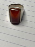 Vintage Ring echt Silber mit Karneol  Top Zustand!