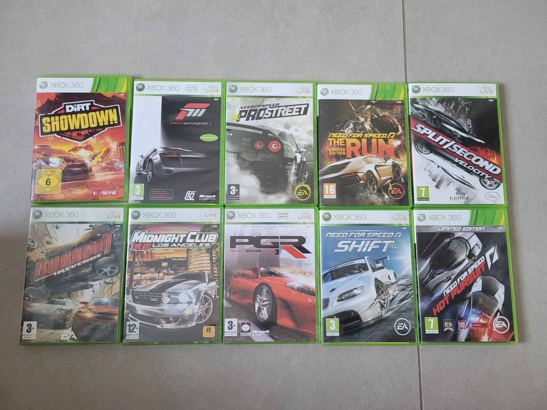 Giochi: 10x Racing Games (XBox 360) – Usato da Uezwil venduto da -Retrogames-