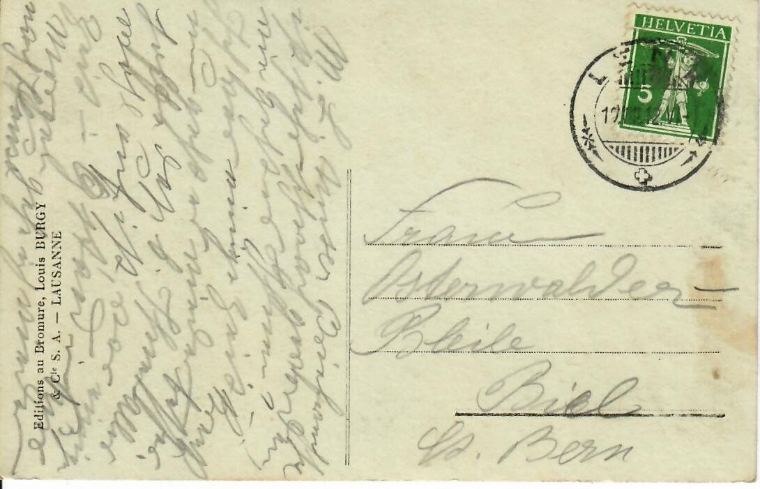 Cartoline postali: La Lenk  1912 – Usato da Hochdorf venduto da Ziegel-16 1