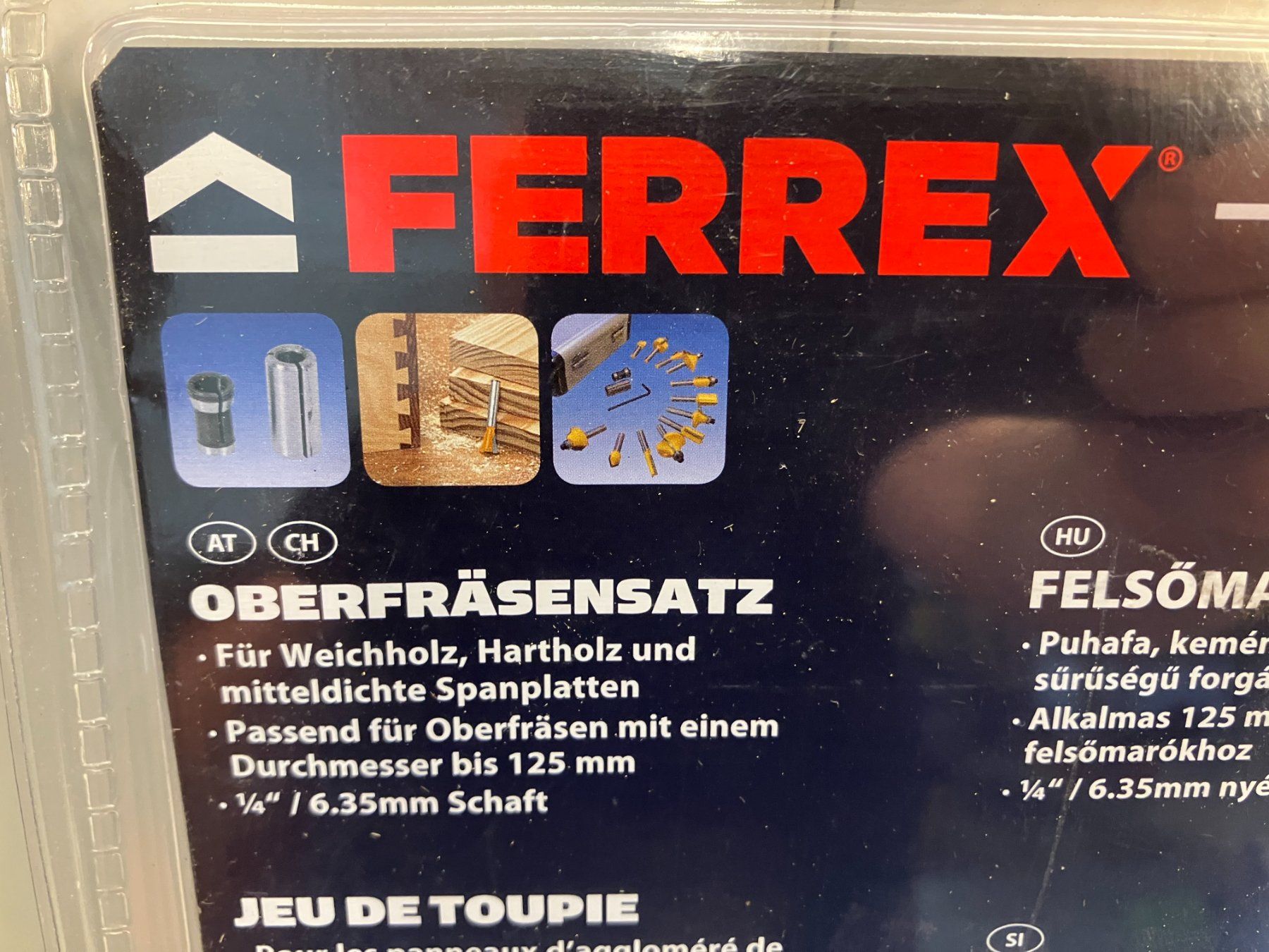 Ferrex Tutti gli attrezzi: neues FERREX Oberfräsensatz Set ab 1.- – Nuovo (secondo la descrizione) da Lichtensteig venduto da Buy24International 4