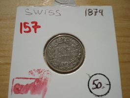 (157)  1/2 Franken  1879