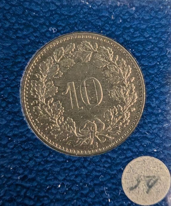Tutti le monete: 10 Rappen 1954 – Usato da Arch venduto da coinsandmore 1