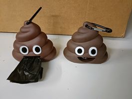 Hundekotbeutel Spender,  Emoji Design, NEU💩