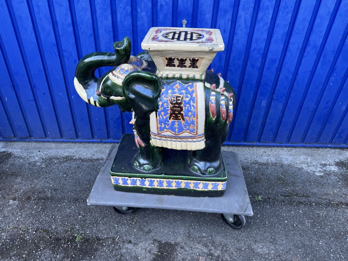 Statuette: Keramik Elefant – Usato da Gränichen venduto da onkel_xxl 5