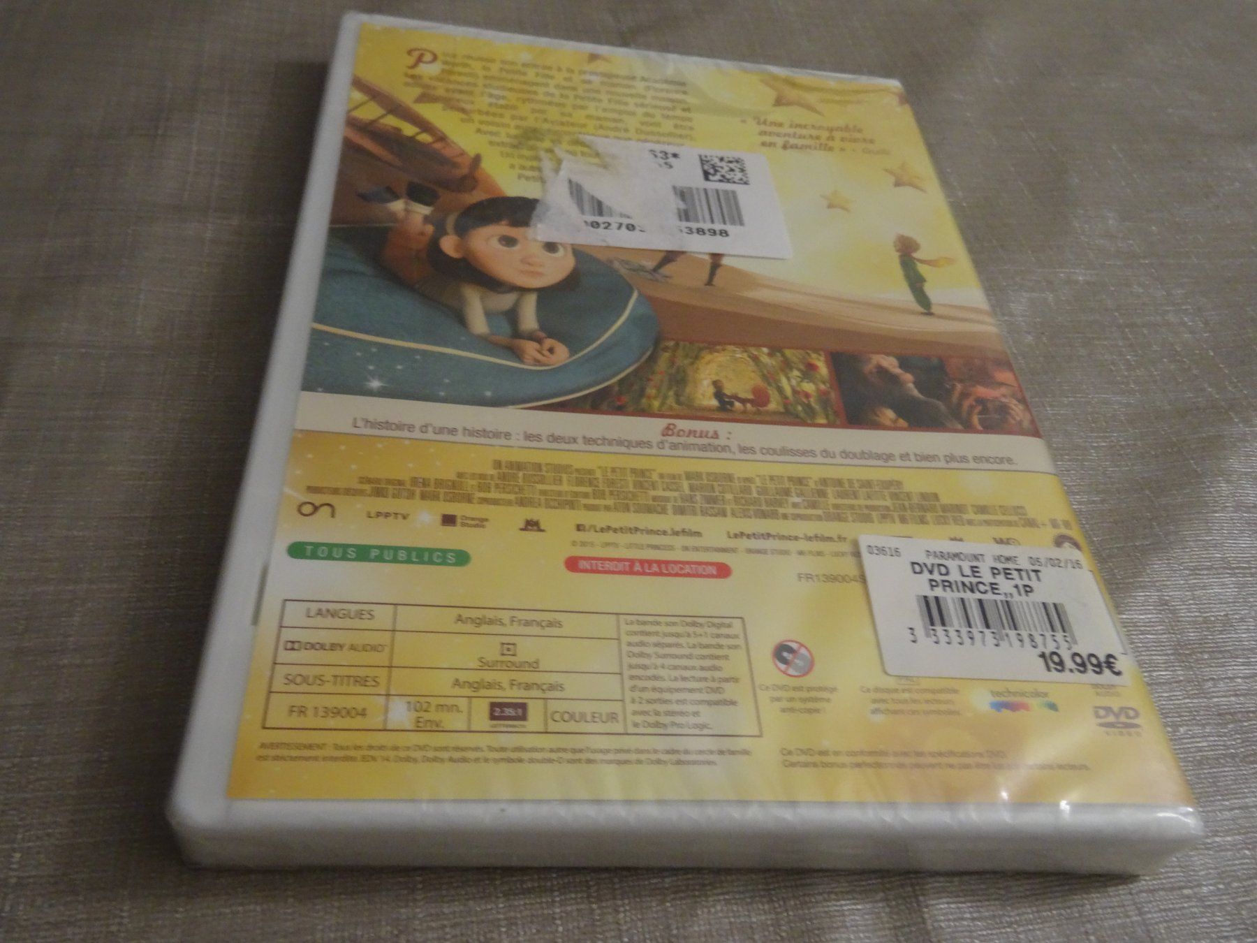 Tutti i DVDs: Le Petit Prince DVD NEUWARE – Nuovo e nell'imballaggio originale da Olten venduto da Disc-Verkauf 1