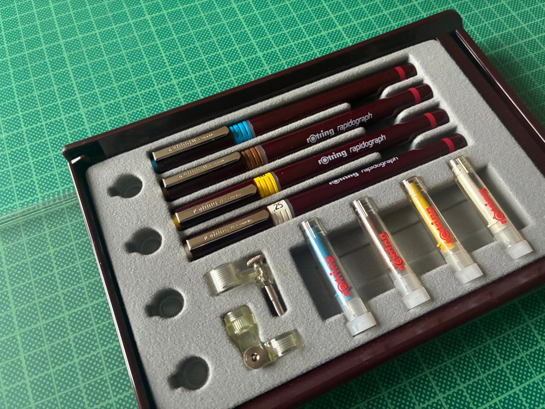 Rotring Rapidograph - Tuschefüller 4er-Satz Stiftset (Neu und ...