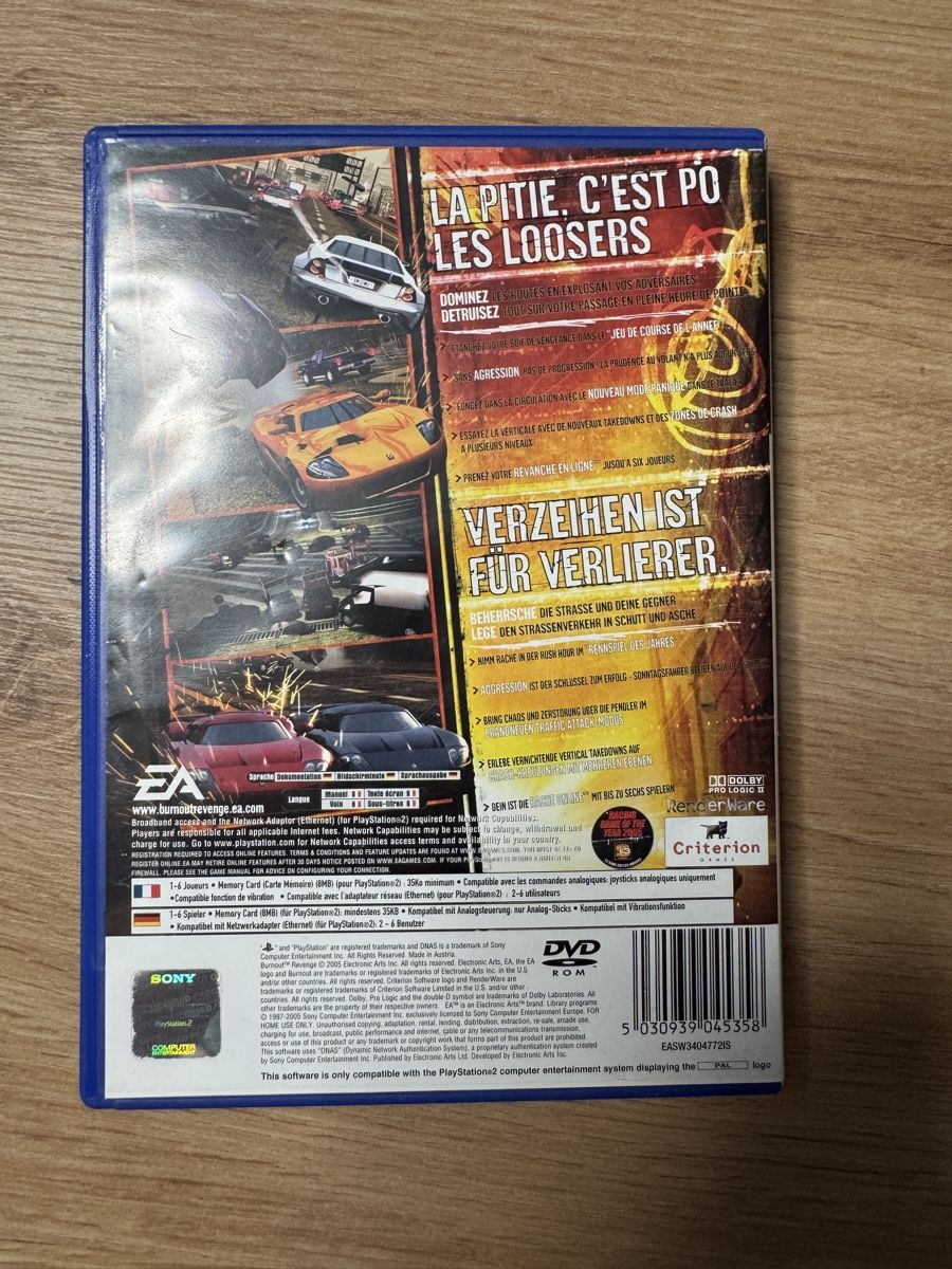 Sony Giochi: PlayStation 2 Spiel Burnout Revenge – Usato da Biberist venduto da etesummer 1