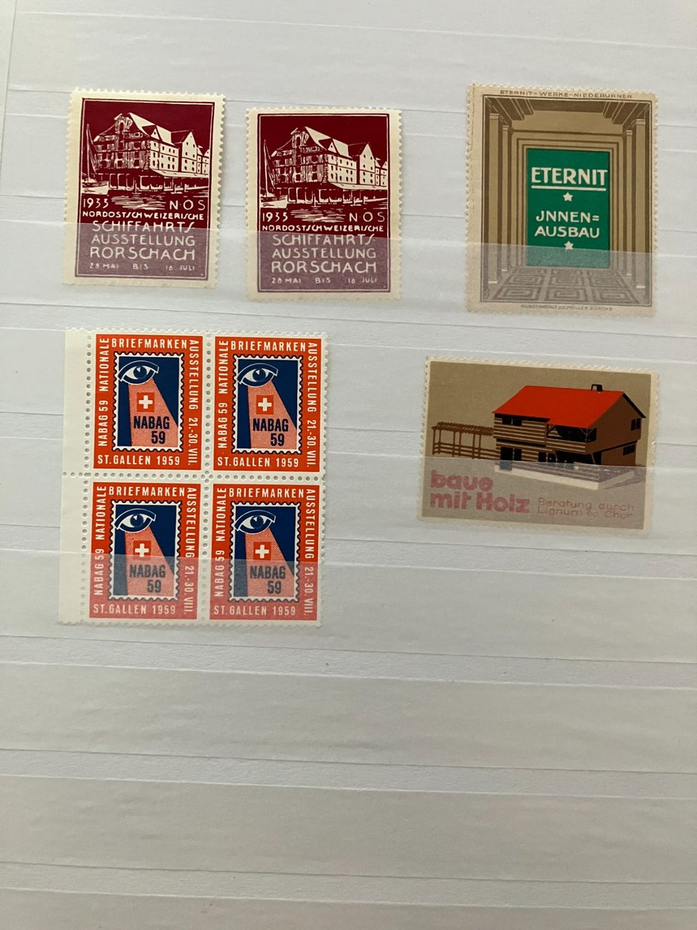 Tous les timbres: Vignetten Briefmarken Poster Stamp – D'occasion à Menzingen par Wlukas
