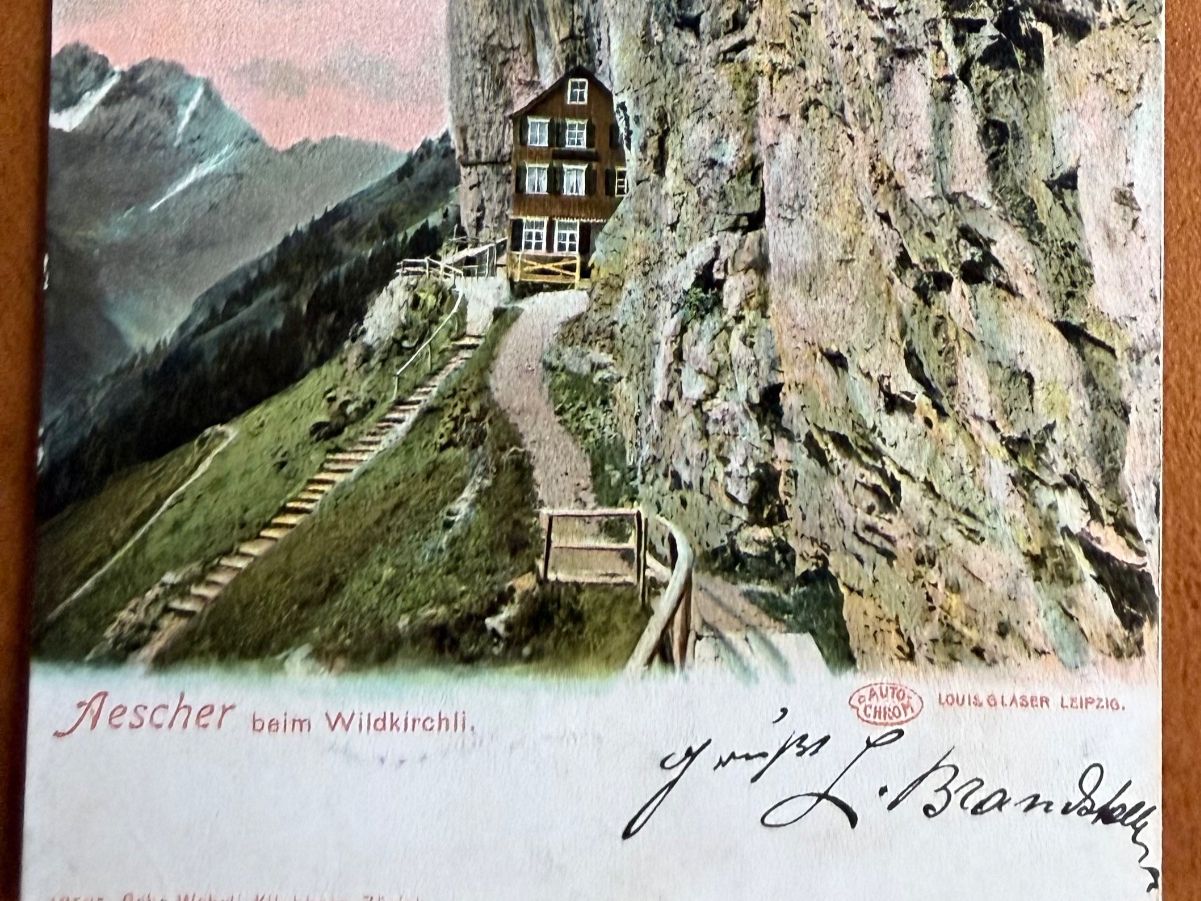 Cartoline postali: Aescher beim Wildkirchli 1907 – Usato da Lutry venduto da Ediego 2
