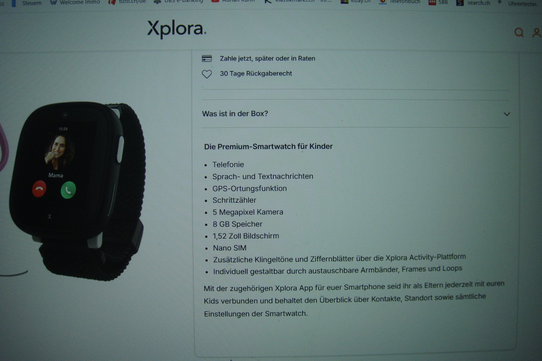 Smartwatch: Smartwatch Xplora – Usato da Emmenbrücke venduto da kuhn4951 1